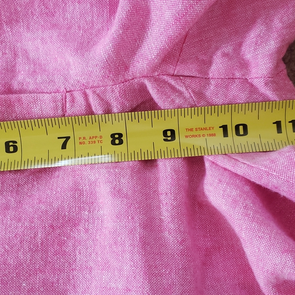 NWT J. Crew Pink Linen Cotton Drawstring Pant - Picture 6 of 9